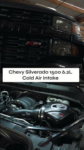 6.2L Silverado 1500 Cold Air Intake Sound #chevy #silverado #truck