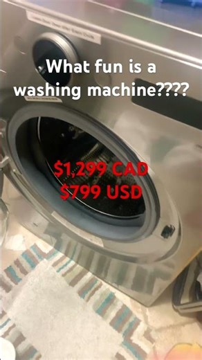 What fun is a washing machine????