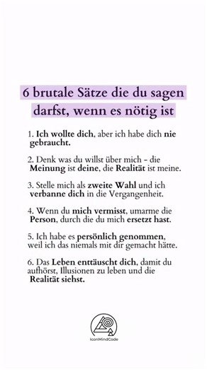 6 brutale Sätze, die toxische Menschen SOFORT stoppen! 🛑⚔️ #psychologie #mindset #toxischemenschen