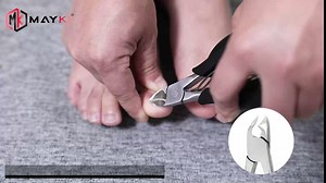 Toenail Clippers Kit for Ingrown/Thick Nail, Ingrown Toenail Tool Kit with Ingrown Toenail Clipper/Corrector, Wide Jaw Opening Nail Clipper for Thick Nail, Pedicure Tool for Seniors/Adult by MAYKI