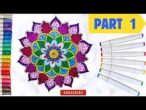 The Amazing Art of Coloring: Relaxing Coloring Videos to Relieve Stress | PART 1
