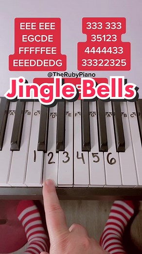 Easy Piano Tutorial: Learn Jingle Bells with Letters