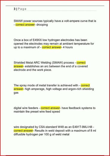 Cwb Level 2 Visual Weld Inspector Exam Updated Actual Exam W video