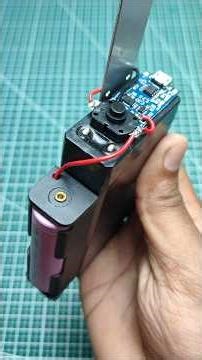 DIY Rechargeable Flashlight in Just Few Seconds! 🔋🔥 #DIY #RechargeableFlashlight #ElectronicsHack