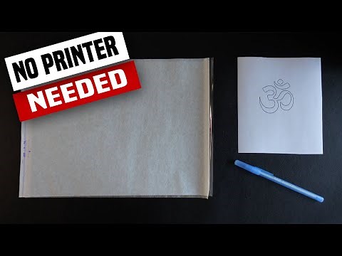How to Make a Tattoo Stencil Without a Machine - No Printer Needed