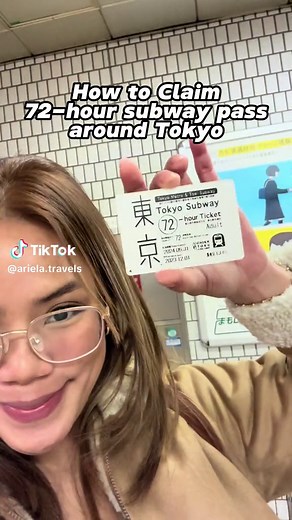 How to Claim 72 Hours Unlimited Tokyo Subway Pass