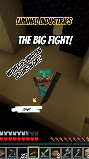 Wither vs Warden vs Me! LIMINAL INDUSTRIES CO-OP w/Josh_nosh10 #minecraft #gaming #funny