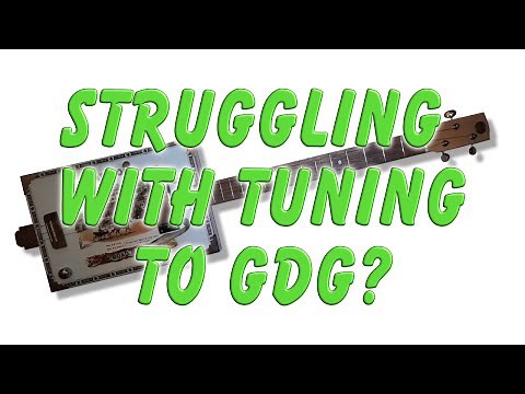 G D G Cigar Box Guitar tuning for beginners