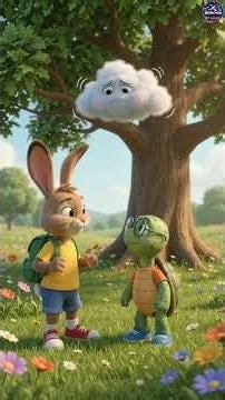 “The Cloud Got Stuck in a Tree! ☁️🐰🐢” #short