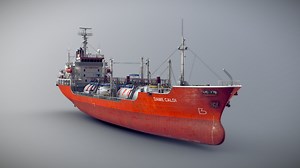 LPG Tanker Vessel - 3D model by Randyr1444 (@Randyr14)