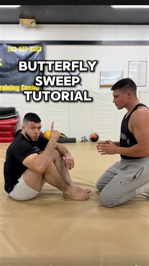 7.1K views · 880 reactions | Butterfly Sweep Tutorial  Very important to know & use this for both Jiu Jitsu & MMA  If you found this helpful be sure to follow for more ‼️ #ButterflySweep #MMA #UFC #BJJ #JiuJitsu #Grappling #Sambo #Judo #CatchWrestling #Wrestling #Reel #Reels #Viral #ViralVideos | Jesse James Kosakowski | Facebook