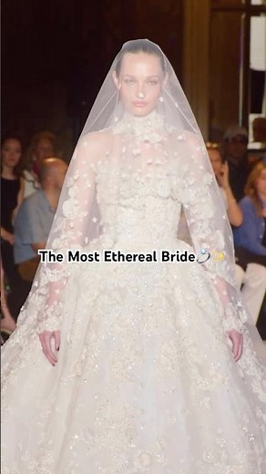 Zuhair Murad’s Couture Bride… Pure Magic on the Runway ✨👑 #shorts #fashion #zuhairmurad