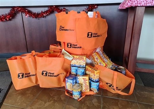 First Interstate Bank partners with The Giving Plate for ongoing food drive at all C.O. branch locations