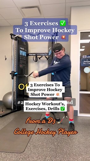 3 Exercises To Improve Hockey Shot Power