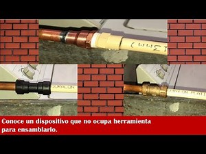 Como unir tubo de cobre a cpvc con 3 métodos | caso 1 (1/2 cobre a 1/2 cpvc).