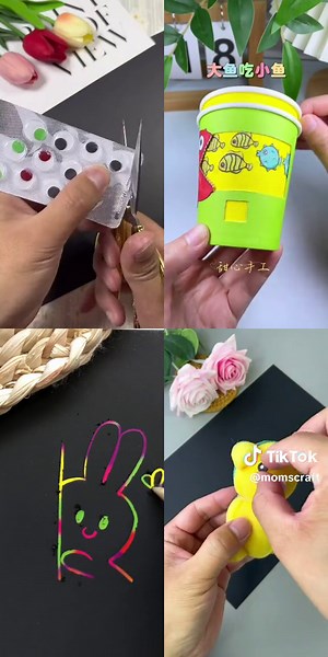Creative Craft Activities with Colorful Materials