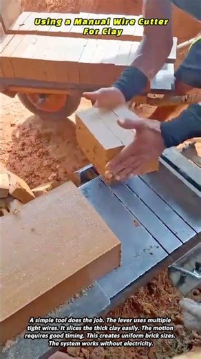 Using a Manual Wire Cutter For Clay