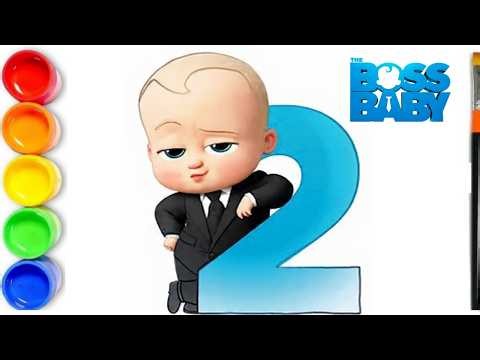 How to Draw Boss Baby | Drawing Tutorial | Easy Drawing The Boss Baby