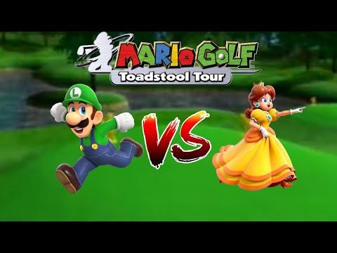 Mario Golf Toadstool Tour: Luigi vs Daisy [Cheep Cheep Falls]