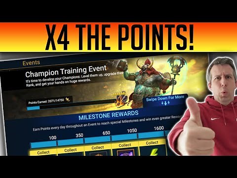 🚨DO THIS TODAY!🚨 CHAMPION TRAINING EVENTS MADE EASY WITH THIS STRATEGY! | Raid: Shadow Legends