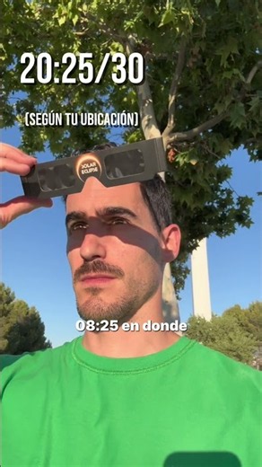 How to watch the eclipse correctly #tutorial #solareclipse #spain