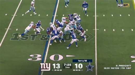 115K views · 2K reactions | Javonte Williams 30-yard touchdown run and the Cowboys take the lead! : FOX | NFL on FOX | Facebook