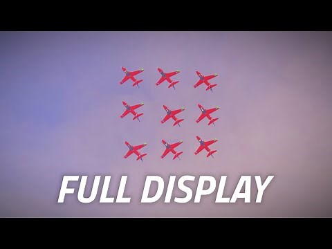 Full Airshow Display || PTFS Red Arrows