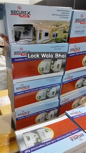 Secure X Electric Rim Lock With Remote, How to install securex plus electronic lock #securex