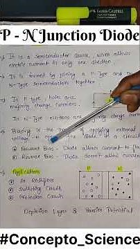 🔌 PN Junction Diode💥 Semiconductor #physics | Class 12th Cbse/MP