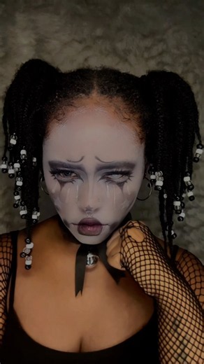 Cry Baby Trend Makeup Tutorial #crybaby #clowncore #creativemakeup #makeuptutorial