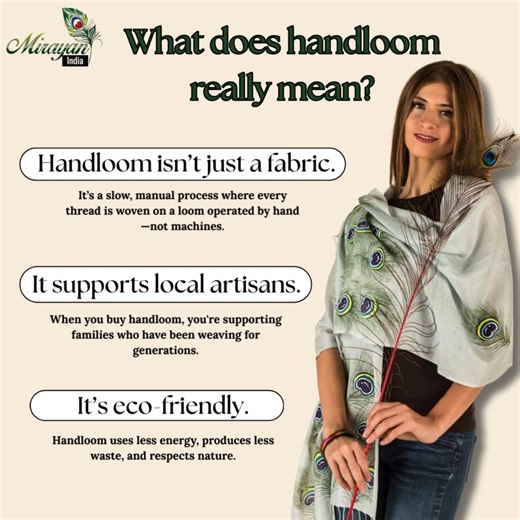 ✨ What does handloom really mean? It’s more than just fabric— It’s generations of craftsmanship, slow weaving by hand, and deep respect for the planet. 🌱 When you choose handloom, you're not just choosing a style. You're supporting local artisans, preserving tradition, and wearing something truly one of a kind. Each tiny irregularity? That’s not a flaw—it’s the mark of a human hand. 🧵 Handloom is fashion with soul. 💛 For order pls visit the website below https://www.walmart.com/browse/0?facet