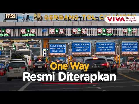 To prevent traffic congestion, one-way traffic is being implemented on major toll roads.