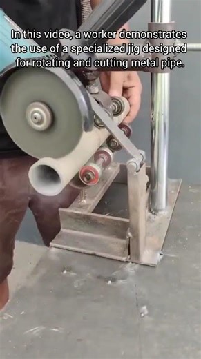 High-Precision Pipe Cutting with a Custom Roller Jig