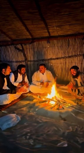 Warm Fire + Rhythmic Clapping ASMR | Thappay Raqs with Brothers 🔥👏 (No Talking)