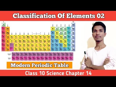 Modern Periodic Table | Classification Of Elements 02 | Class 10 Science Chapter 14 in Nepali |