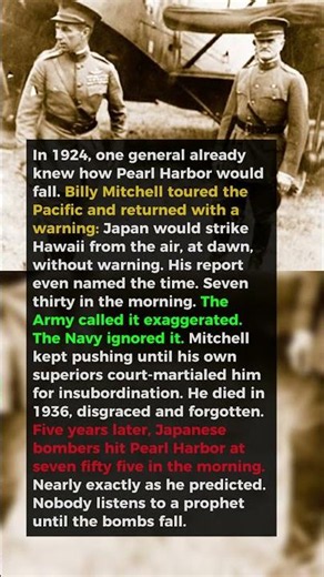 The General Who Predicted the Pearl Harbor Attack |WW2