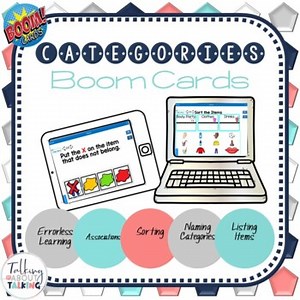 Boom Cards Category Speech Therapy Resource