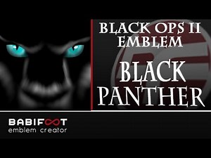 COD Black Ops 2 Emblem Tutorial - Black Panther