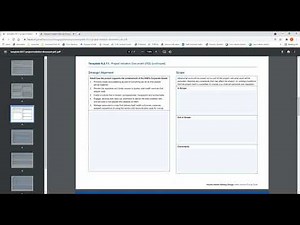 Guidance on using Template 6.2.11: Project Initiation Document from the Health Services Change Guide