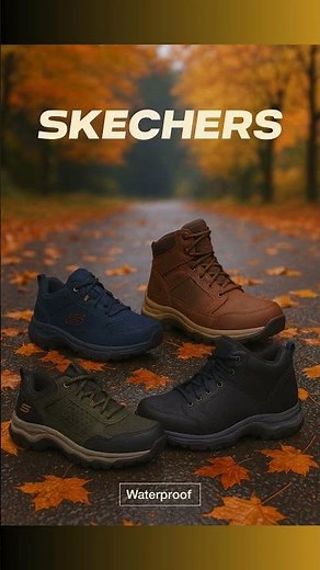 Skechers Waterproof Hiking Boots 🍂 | Autumn Trail Collection