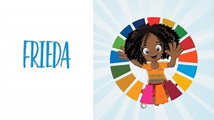 6.4K views · 274 reactions | Meet Frieda, a big supporter of the Global Goals for Sustainable Development, who helps kids learn what they can do to make the world a better place for all of us. https://bit.ly/FriedaBook | United Nations | Facebook