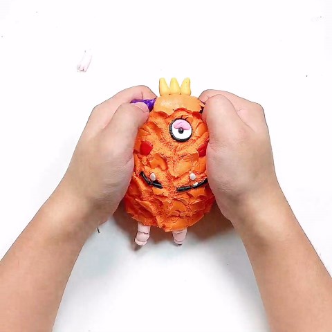 Satisfying Cute Monster Inc Character Clay Cracking