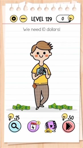 Brain Test Level 129 Walkthrough – Hard Challenge #shorts