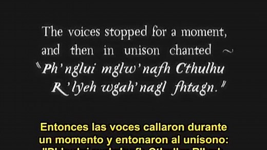 La llamada de Cthulhu - The Call of Cthulhu (2005) VOS (cine mudo)