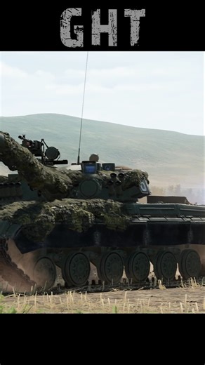 T-64B1 snipes moving M1 Abrams turret ring from 3.1 Km away