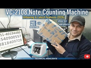 VC-2108 Classic & Economic Note Counting Machine: Unboxing & Setting Up for Peak Performance in 2026