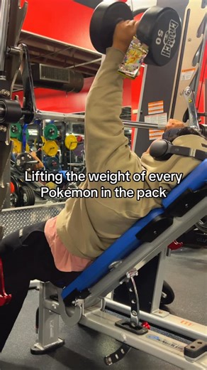Brandon 🐼 on Instagram: "Probably Ash Ketchum’s arm day 😭🙏🏼 #Fitness #workout #lifting #pokemon #gym"