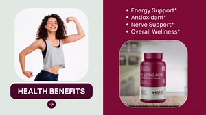 Stabilized R-Lipoic Acid 300 mg per Serving — Pure R Alpha Lipoic Acid (R-ALA) High Potency Active R Isomer Antioxidant Nerve & Metabolism Support — NSF Certified Non-GMO Vegan 60Capsule