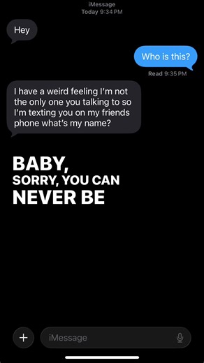 Texting From a Friend's Phone: Who Am I?