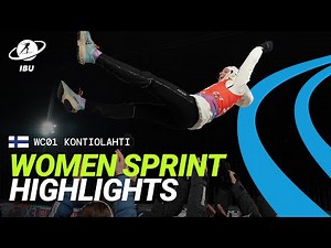 World Cup 24/25 Kontiolahti: Women Sprint Highlights